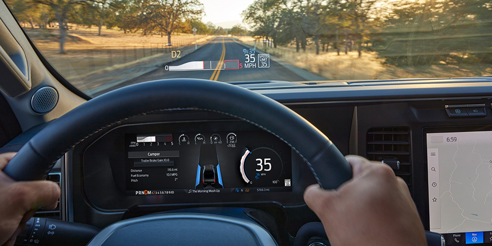 2023 Ford Super Duty - Trailer navigation